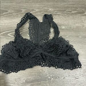 Altar’d State black racerback lace crochet bralette